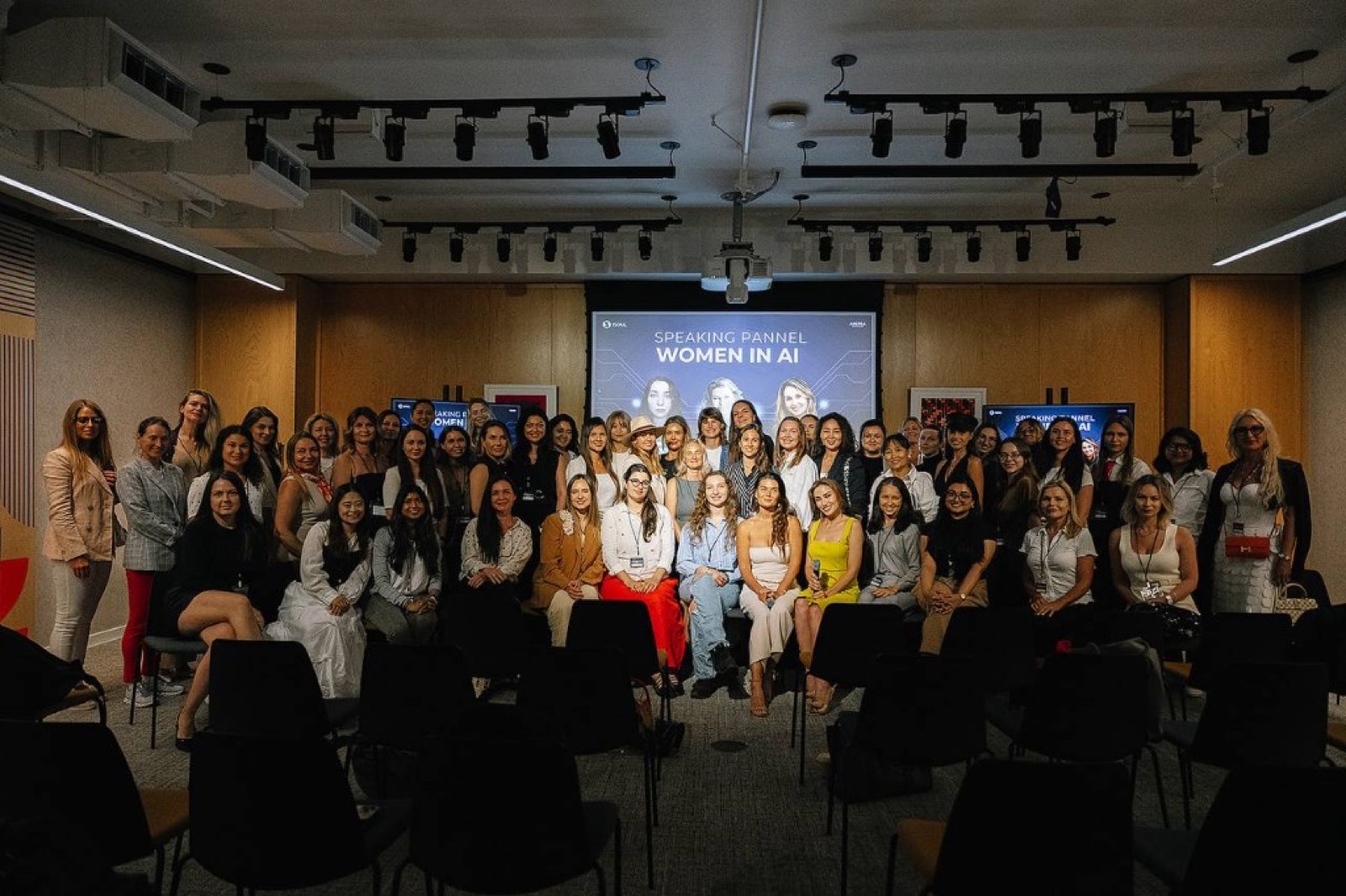 ISOUL Women in AI speaking panel — group photo