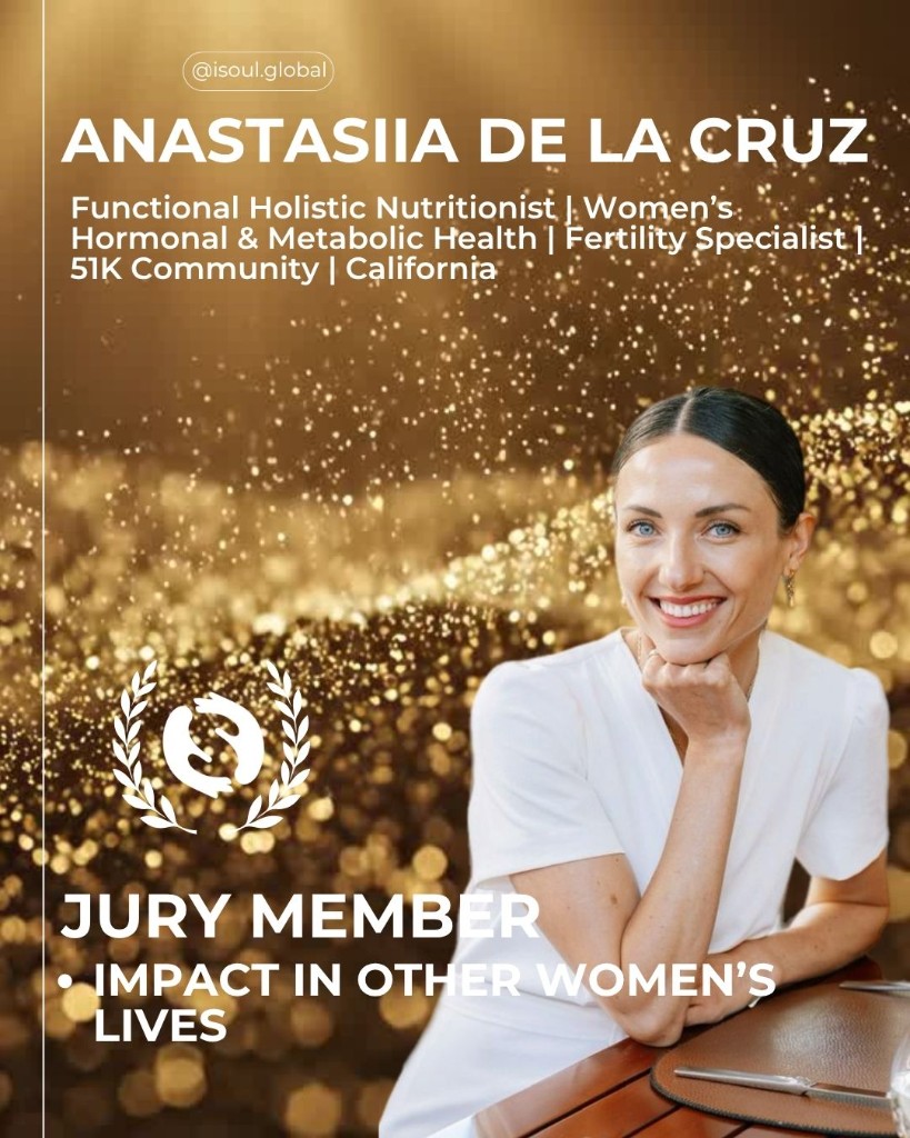 Anastasiia De La Cruz — ISOUL Award Los Angeles 2026 Jury