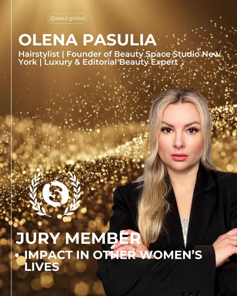 Olena Pasulia — ISOUL Award Los Angeles 2026 Jury