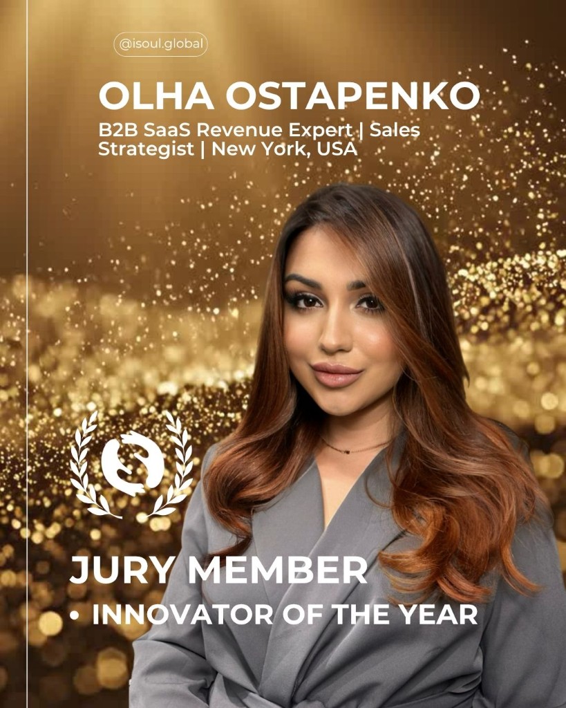 Olha Ostapenko — ISOUL Award Los Angeles 2026 Jury