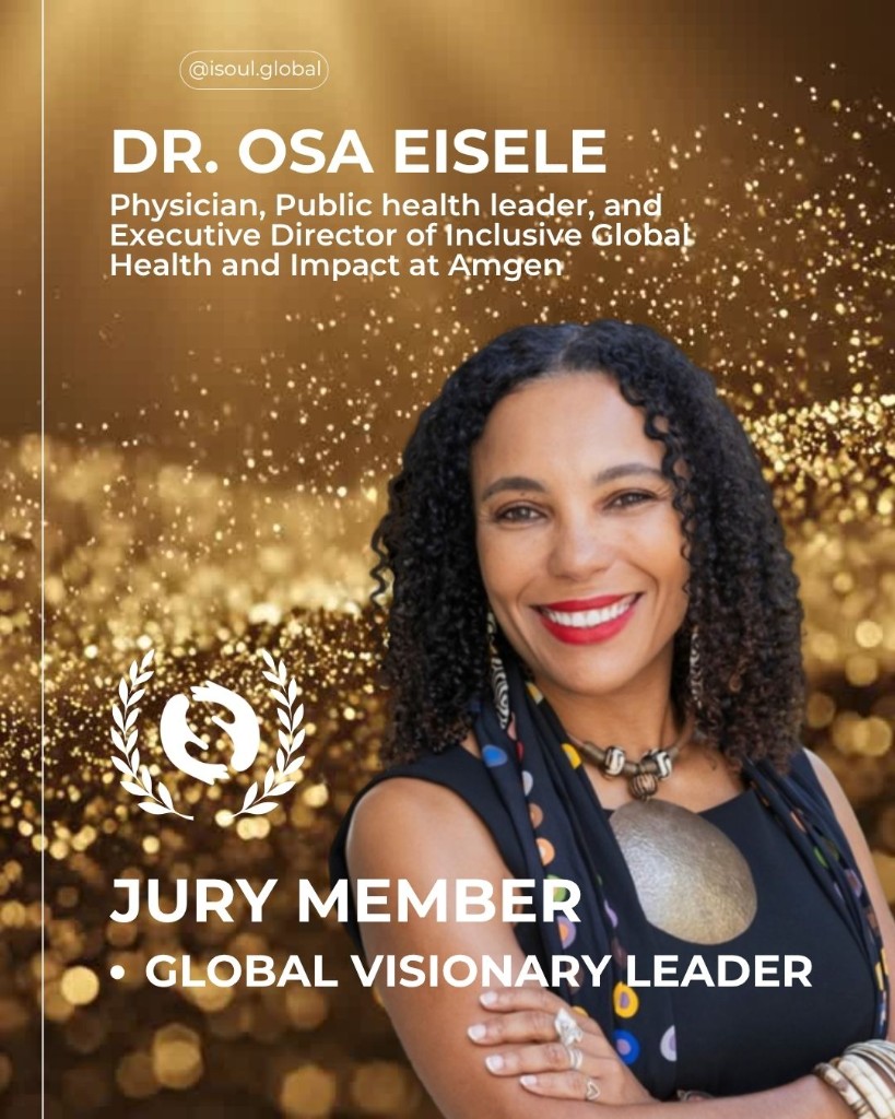 Dr. Osa Eisele — ISOUL Award Los Angeles 2026 Jury