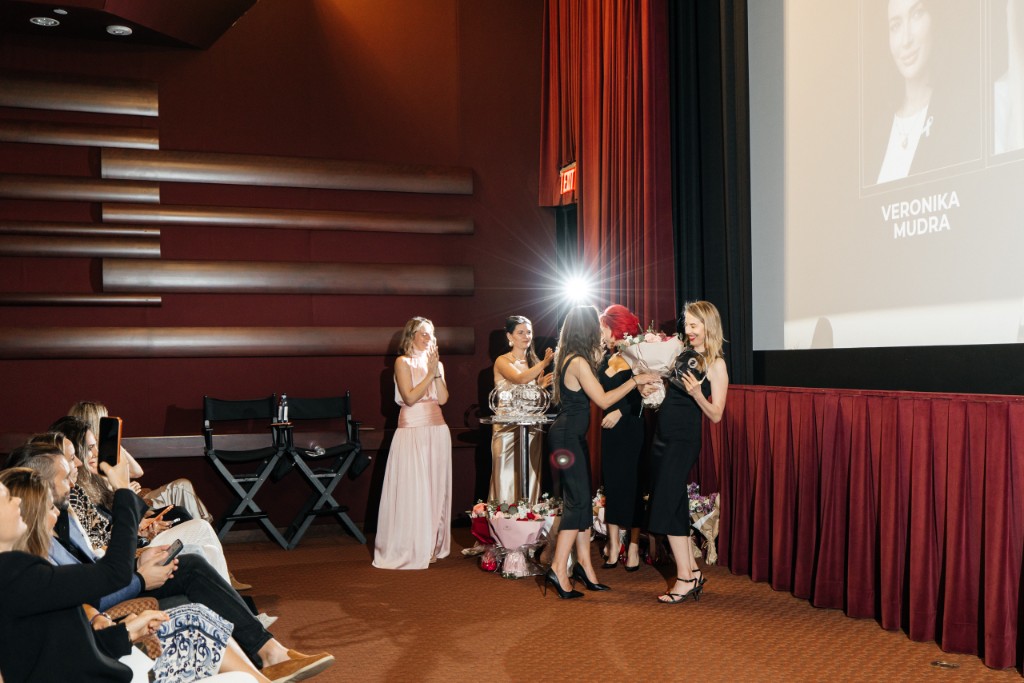 Award presentation moment at the ISOUL ceremony