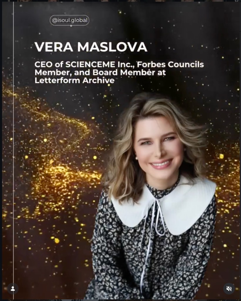 Vera Maslova — ISOUL Award San Francisco 2025 Jury