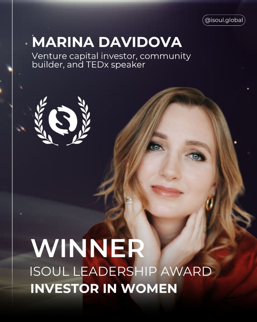 Marina Davidova — Investor in Women, ISOUL Award San Francisco 2025