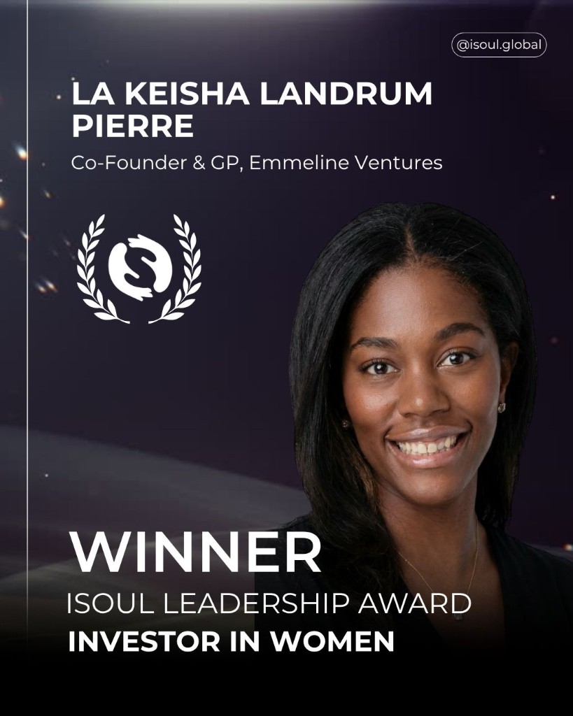 La Keisha Landrum Pierre — Investor in Women, ISOUL Award Los Angeles 2026