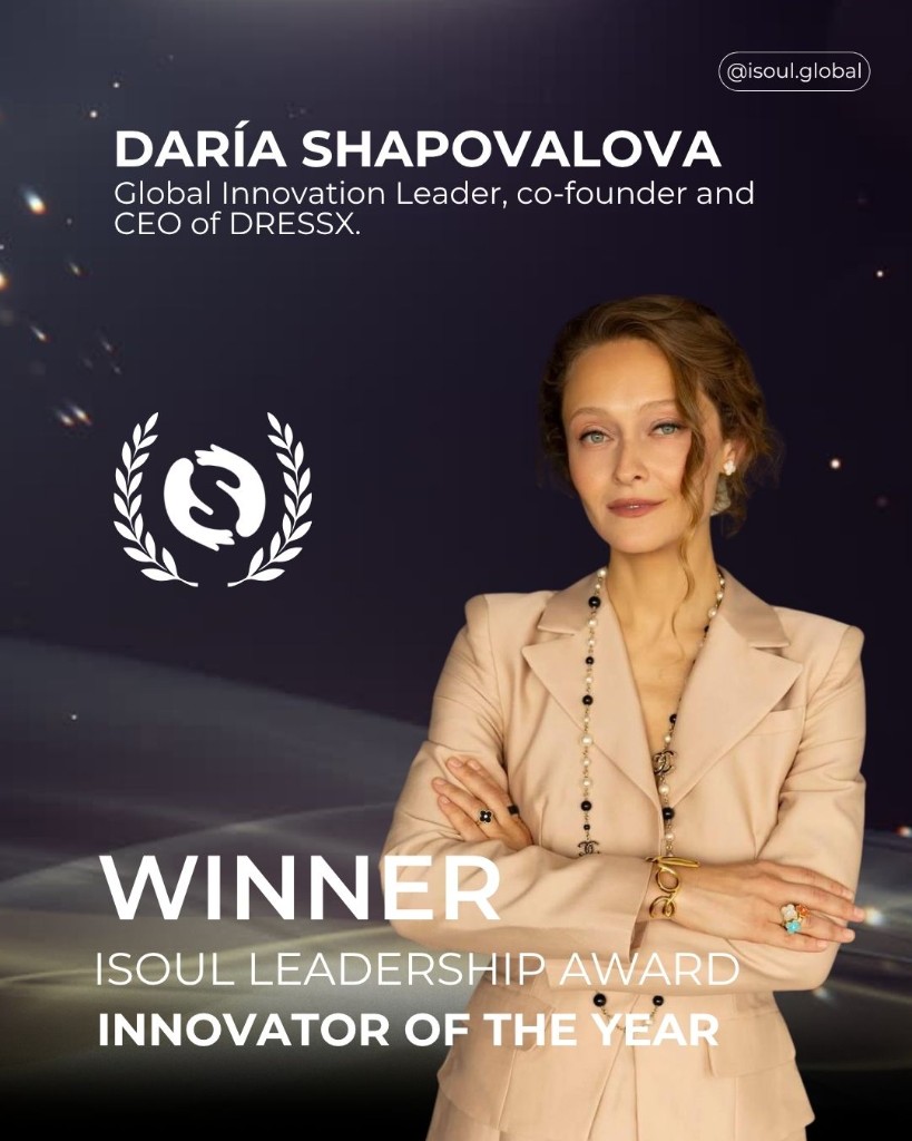 Daría Shapovalova — Innovator of the Year, ISOUL Award San Francisco 2025