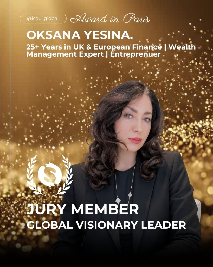 Oksana Yesina — ISOUL Award Paris 2026 Jury