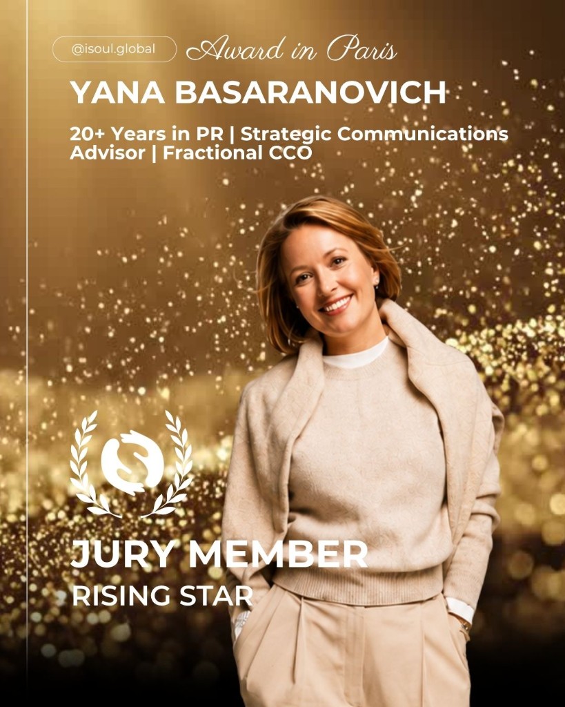 Yana Basaranovich — ISOUL Award Paris 2026 Jury